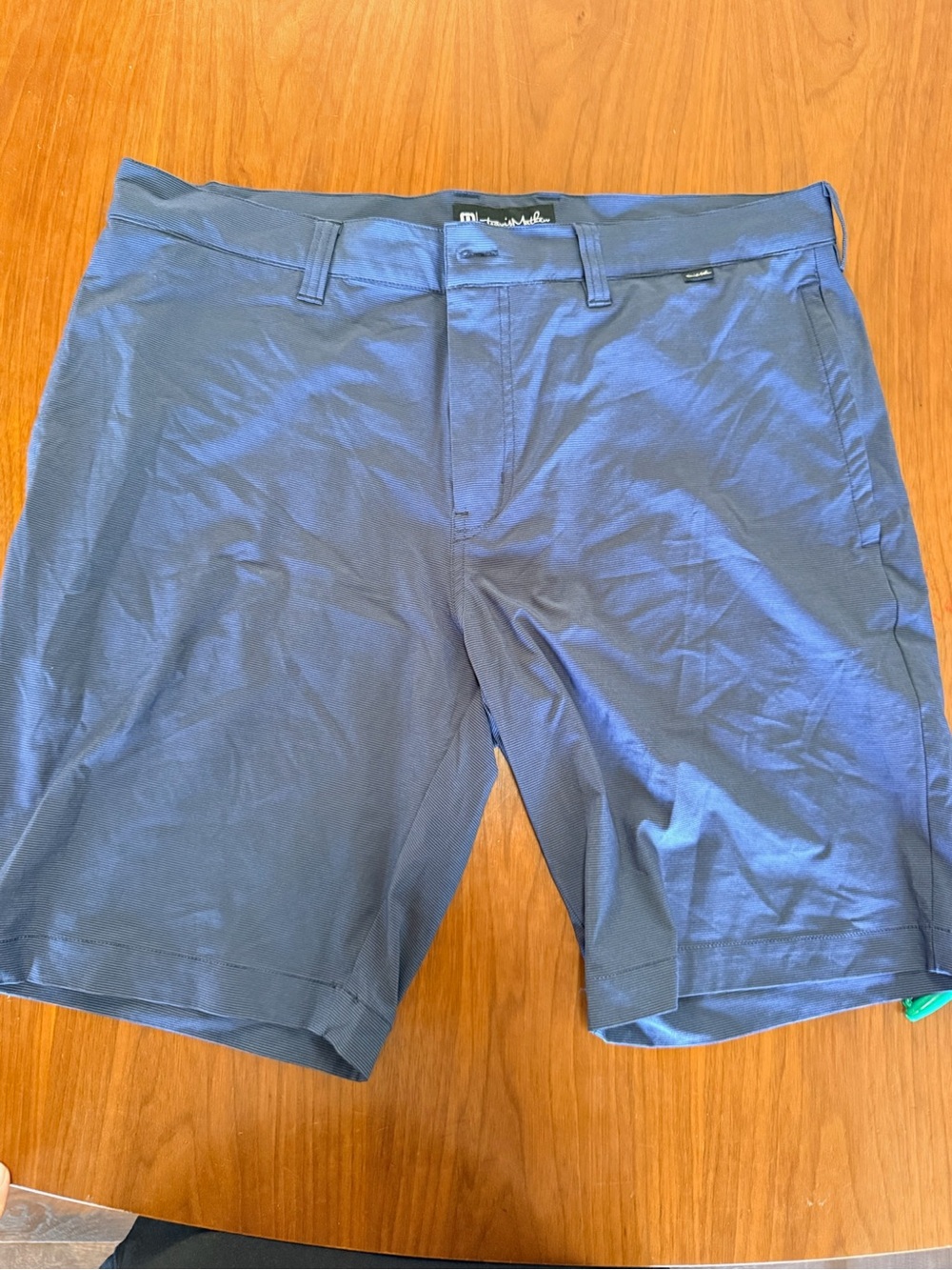 Travis Mathew Men's Navy Flat Front Shorts